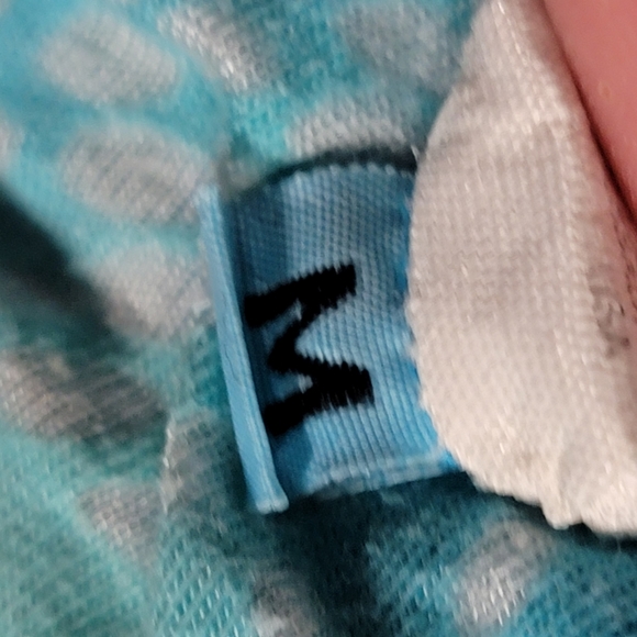 Prana Blue, green, yellow Ombre Burnout Hoodie Lightweight Longsleeve W's Medium - Picture 11 of 11